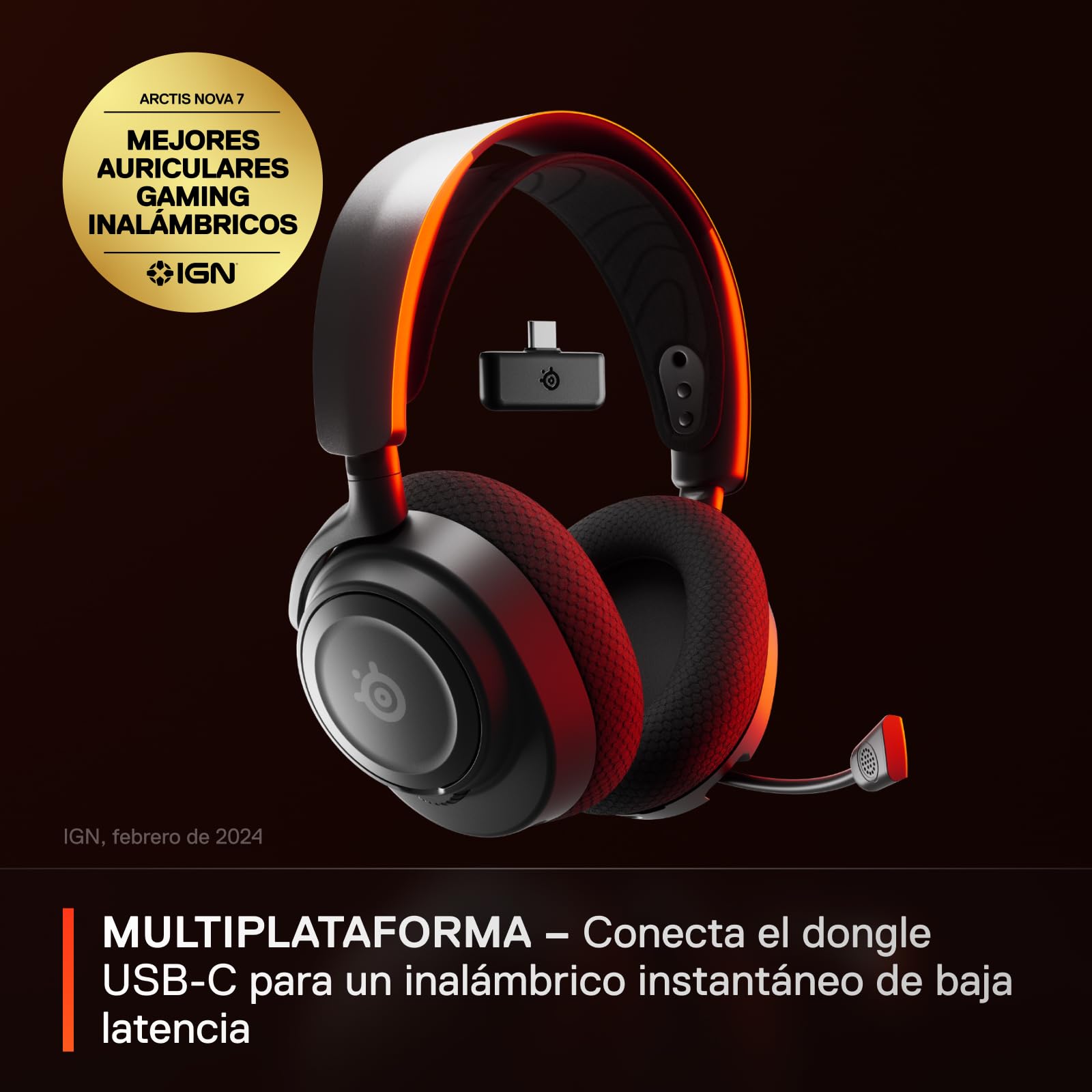 SteelSeries Arctis Nova 7 — Headset Gaming Sem Fios 2