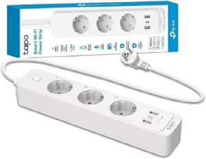 Régua inteligente WiFi Tapo P300 com 3 tomadas e 3 USB