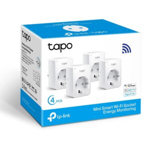 Pack 4 tomadas inteligentes WiFi Tapo P110