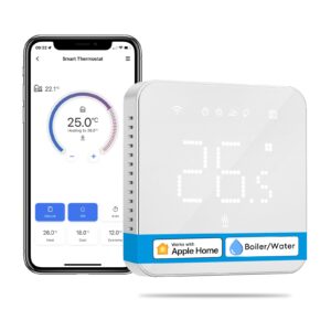 Termóstato WiFi Meross para caldeira com ecrã tátil