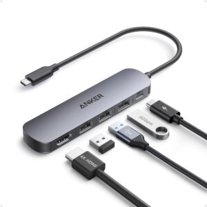 Hub USB-C Anker 5 em 1 com HDMI 4K