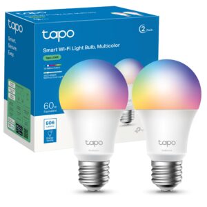 Lâmpada inteligente WiFi Tapo L530E multicor pack 2